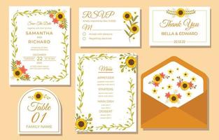 Wedding Invitation Template vector