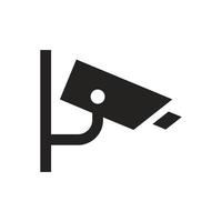 illustration of surveillance camera. solid icons. vector