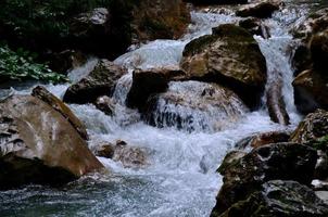 agua clara de un arroyo foto