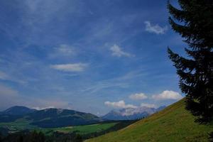 mountains and horizon photo