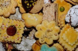 dulces galletas de navidad foto