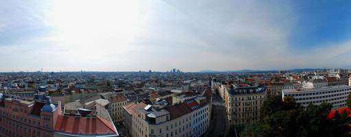 view of the city of vienna panorama view from above