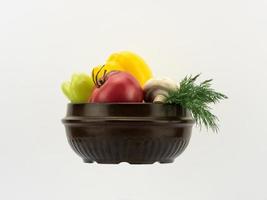 vegetables in a ceramic bowl photo