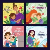 Happy Mother's Day Social Media vector