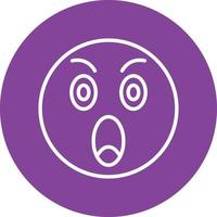 Shocked Icon Style vector