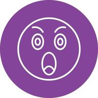 Shocked Icon Style vector