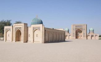 Architecture of the ancient middle East. External review of restored architecture of ancient buildings in Tashkent, Uzbekistan photo