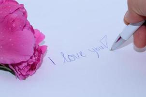 love you written photo