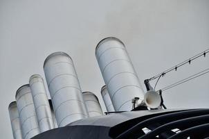 smoke caught on a ship photo