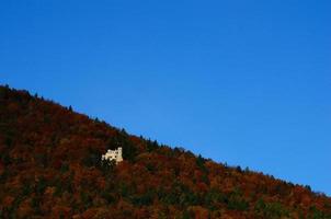 white castle in autumn photo