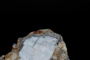 detalle de orthoklas de minerales foto