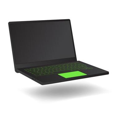 Laptop computer illustration