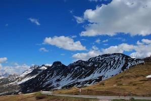 road in mountains landscape photo