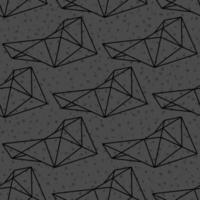 Geometric seamless pattern vector