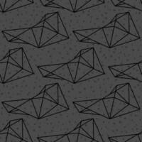 Geometric seamless pattern vector