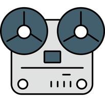 Tape Recorder Vector icon that can easily modify or edit