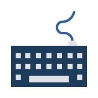 Keyboard Isolated Vector icon which can easily modify or edit