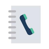 contact book Isolated Vector icon which can easily modify or edit