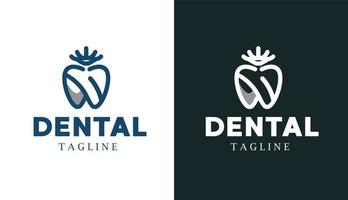 logo king dental monline para marca y empresa vector