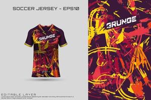 Sports jersey and t-shirt template sports jersey design vector mockup.