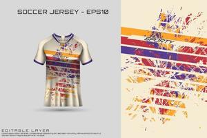 Sports jersey and t-shirt template sports jersey design vector mockup.