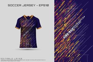 Sports jersey and t-shirt template sports jersey design vector mockup.