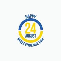 Ukraine independence day design illustration vector