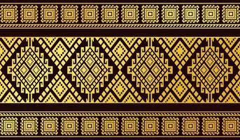 Geometric ethnic pattern design concept for wallpaper, clothing, batik and fabric. Abstract pattern vector illustration