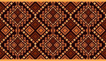 Geometric ethnic pattern design concept for wallpaper, clothing, batik and fabric. Abstract pattern vector illustration