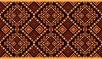 Geometric ethnic pattern design concept for wallpaper, clothing, batik and fabric. Abstract pattern vector illustration