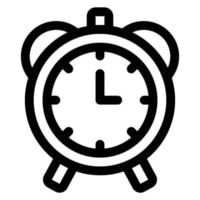 simple clock vector icon, editable, 48 pixel