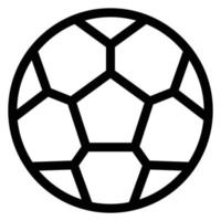 simple soccer ball vector icon, editable, 48 pixel