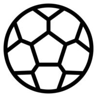 simple soccer ball vector icon, editable, 48 pixel