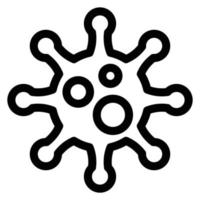 simple virus vector icon, editable, 48 pixel