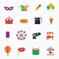 Carnival icon object vector design