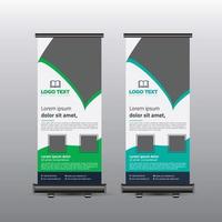 Kids School Admission Roll Up Banner vector