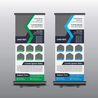 Kids School Education Roll Up Banner vector