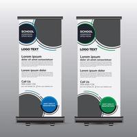 College Education Roll Up Banner vector