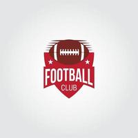American football logo vector design