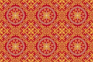 patrón tradicional oriental étnico geométrico.figura estilo de bordado tribal.diseño para papel tapiz,ropa,envoltura,tela,ilustración vectorial vector