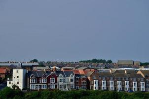 newcaslte with colorful houses photo