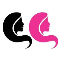 hair beauty spa cosmetic salon logo vector
