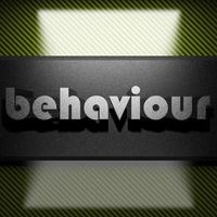 behaviour word of iron on carbon photo