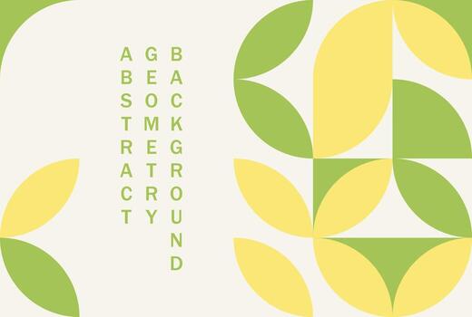 Abstract Geometry Shape Retro Background vector