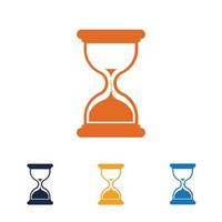 hourglass logo vector