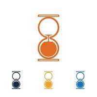 hourglass logo vector