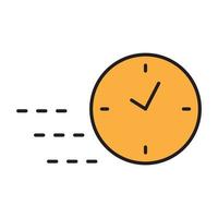 on time delivery icon for website, symbol, presentation vector