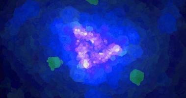 espacio azul claro abstracto elegante universo de niebla borrosa con estrella y polvo de estrellas de leche de galaxia dinámico en el espacio oscuro. foto