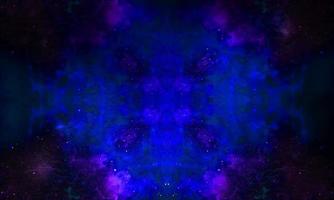 abstract dark blue mystical smoke vintage space fog watercolor universe stardust pattern on dark. photo