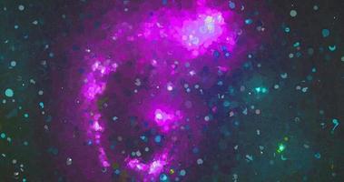 espacio azul rosa claro abstracto elegante universo de niebla borrosa con estrella y polvo de estrellas de leche de galaxia dinámico en el espacio oscuro. foto